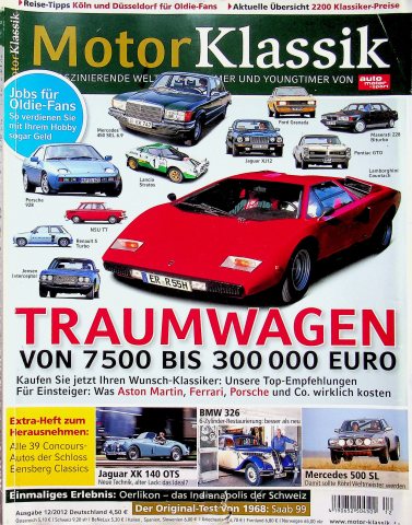 Deckblatt Motor Klassik (12/2012)